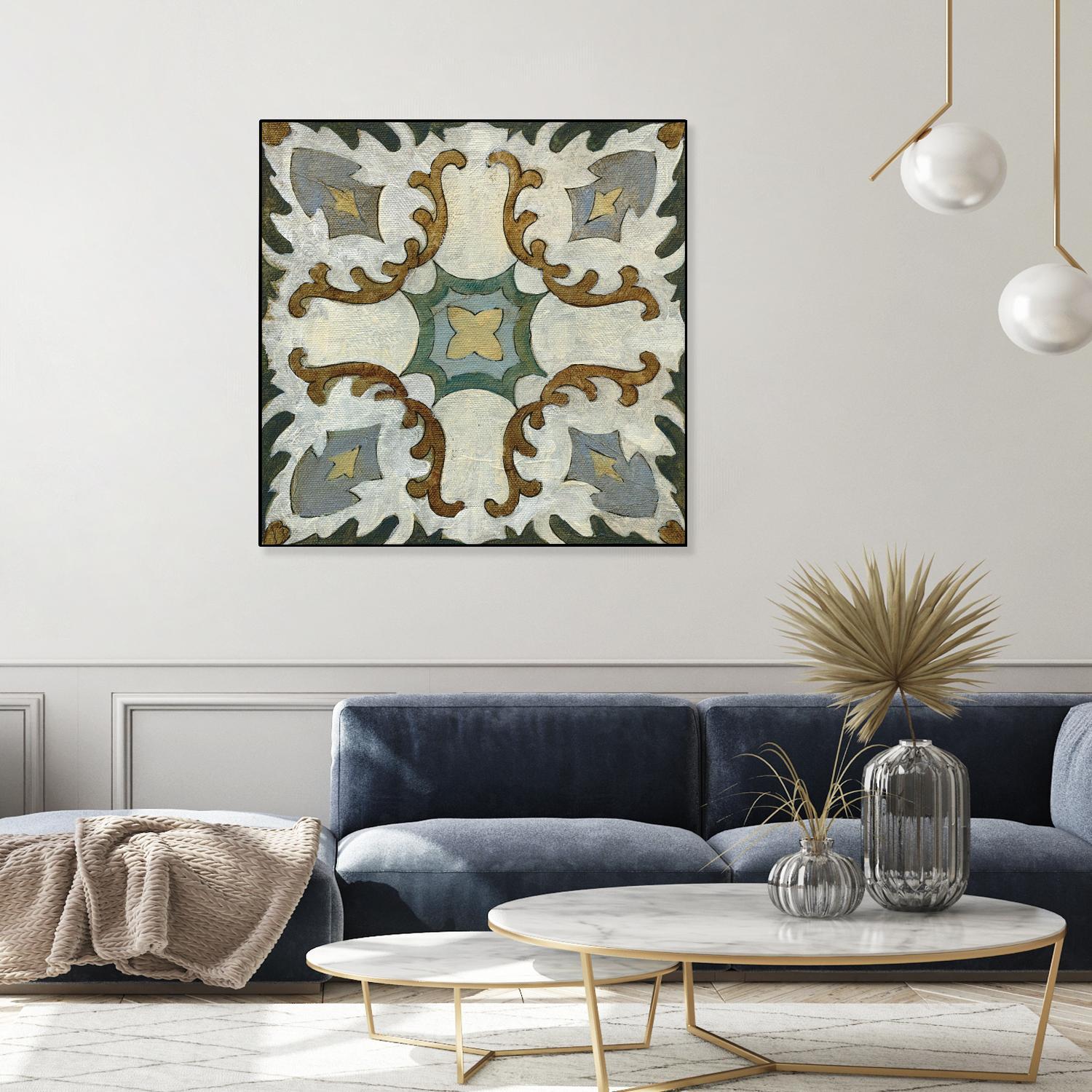 Old World Tile I by Silvia Vassileva on GIANT ART - multi abstract abstract