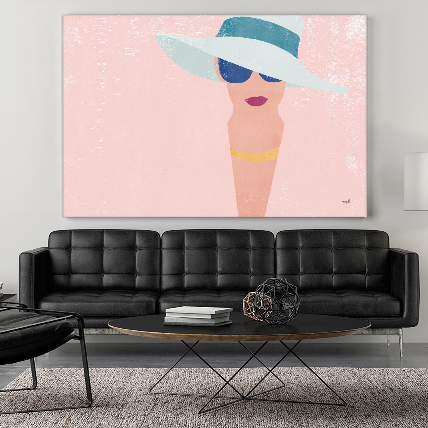 Fashion Forward by Moira Hershey on GIANT ART - multi fashion blue