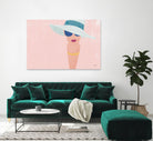 Fashion Forward by Moira Hershey on GIANT ART - multi fashion blue