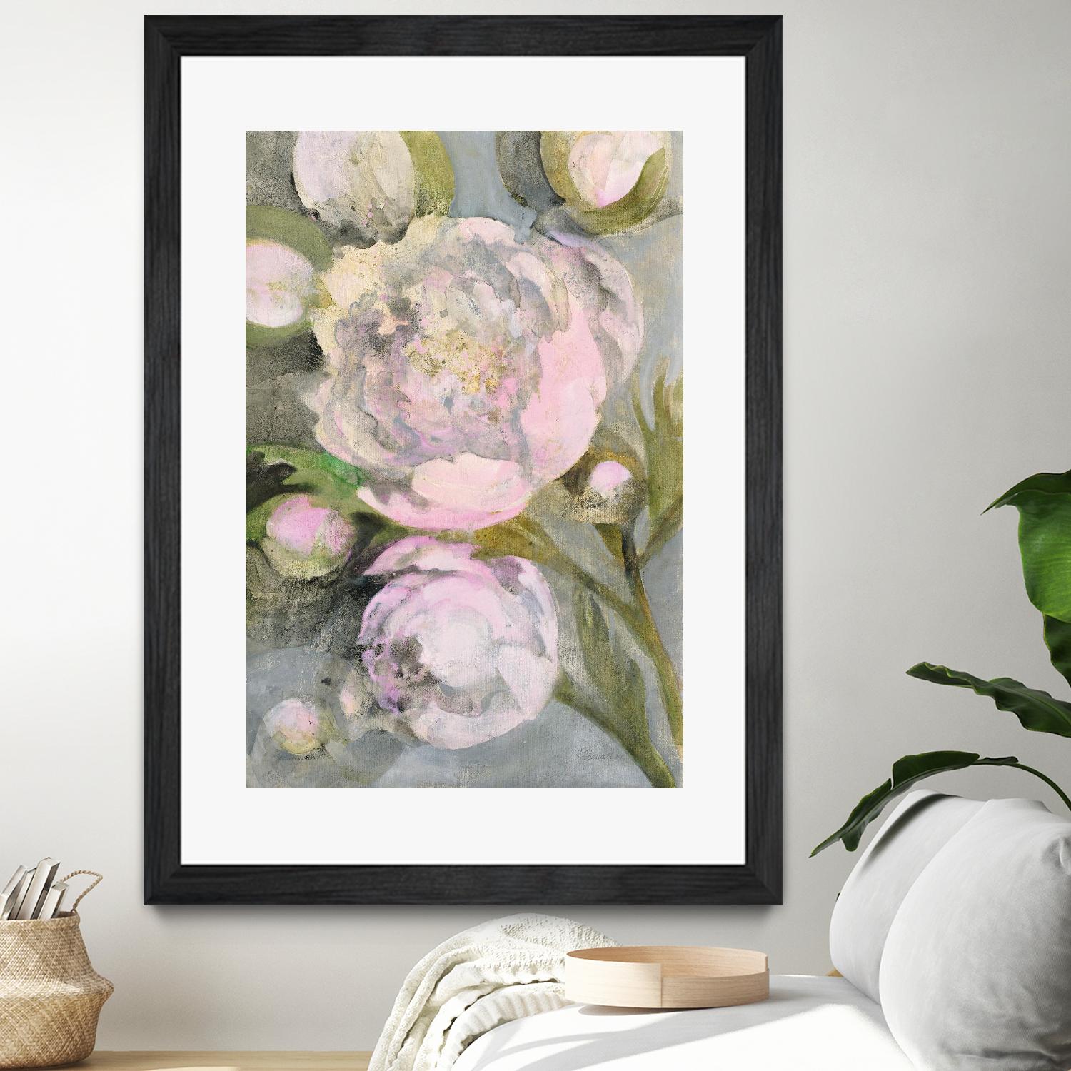 Favorite Peonies by Albena Hristova on GIANT ART - multi florals florals