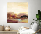 Maroon Landscape by Silvia Vassileva on GIANT ART - abstract abstract