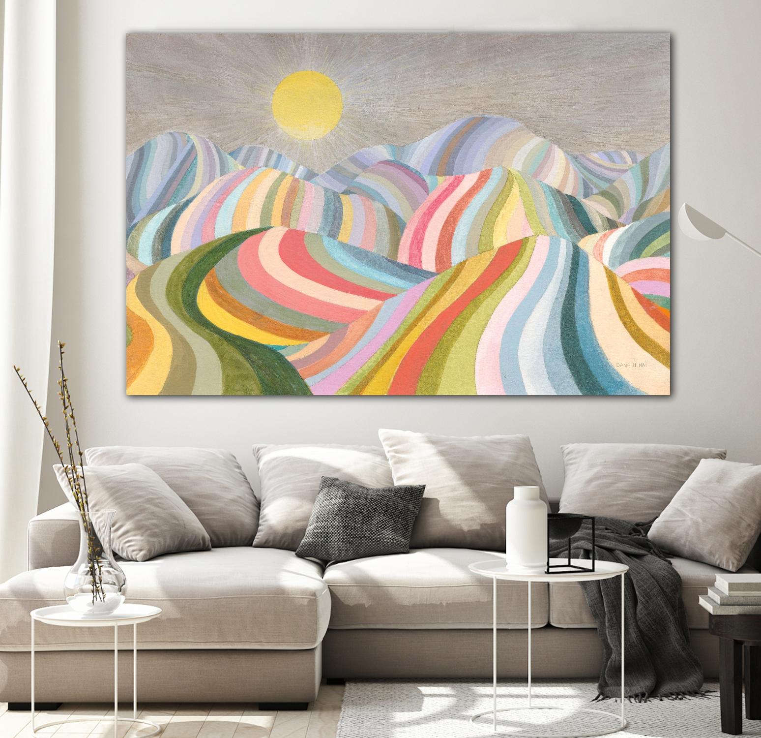 The Hills Roll On by Danhui Nai on GIANT ART - abstract abstract