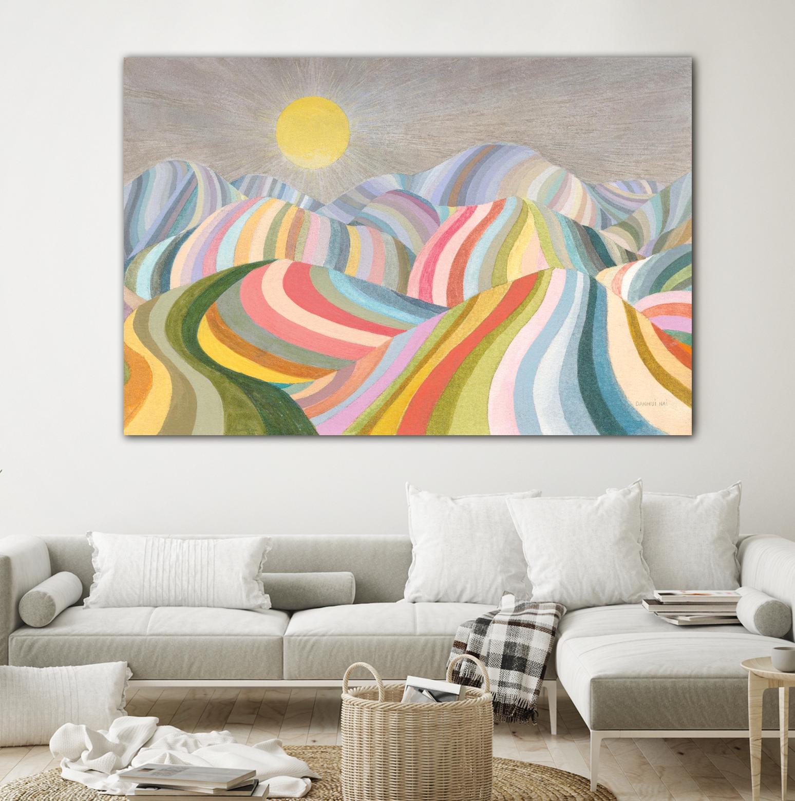 The Hills Roll On by Danhui Nai on GIANT ART - abstract abstract