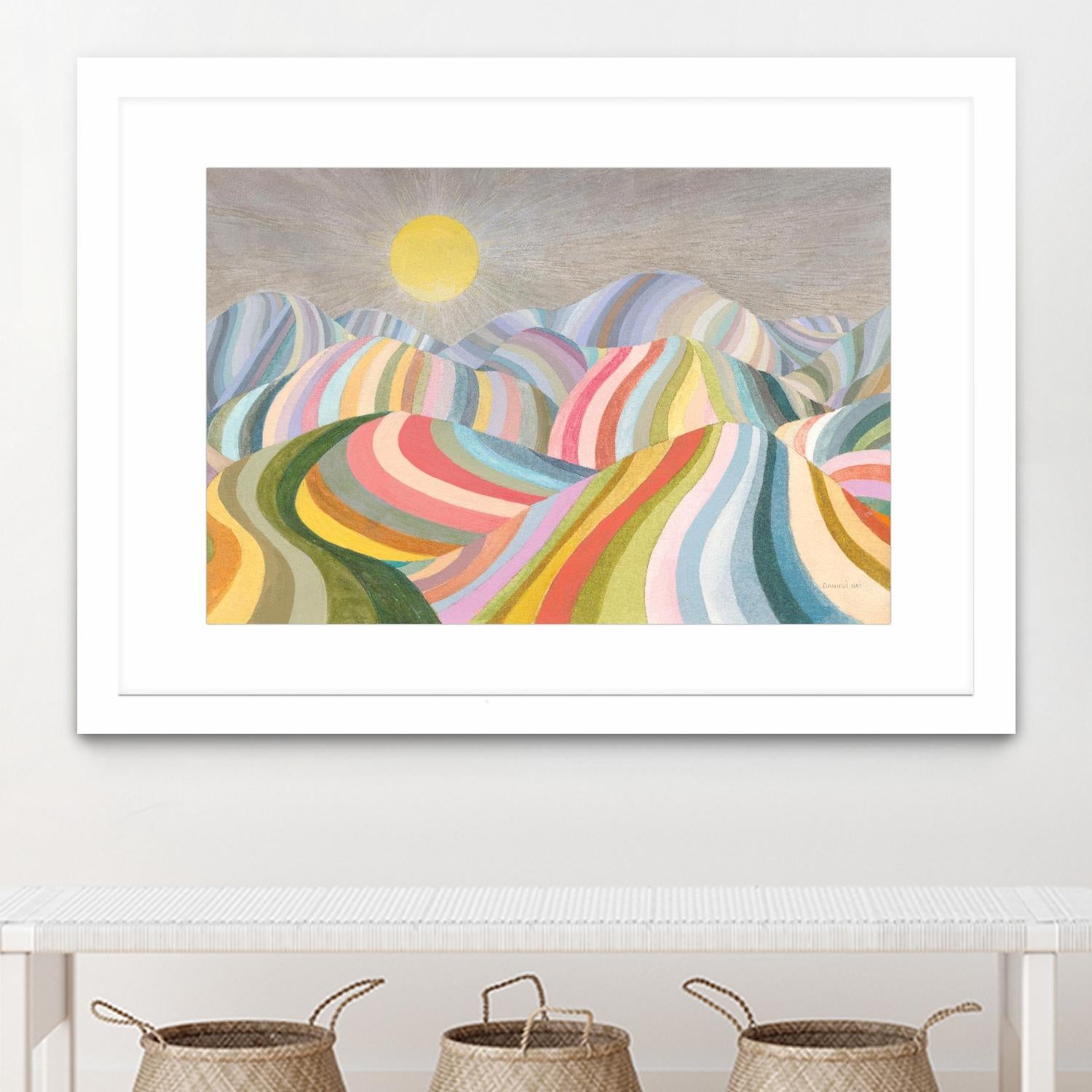 The Hills Roll On by Danhui Nai on GIANT ART - abstract abstract