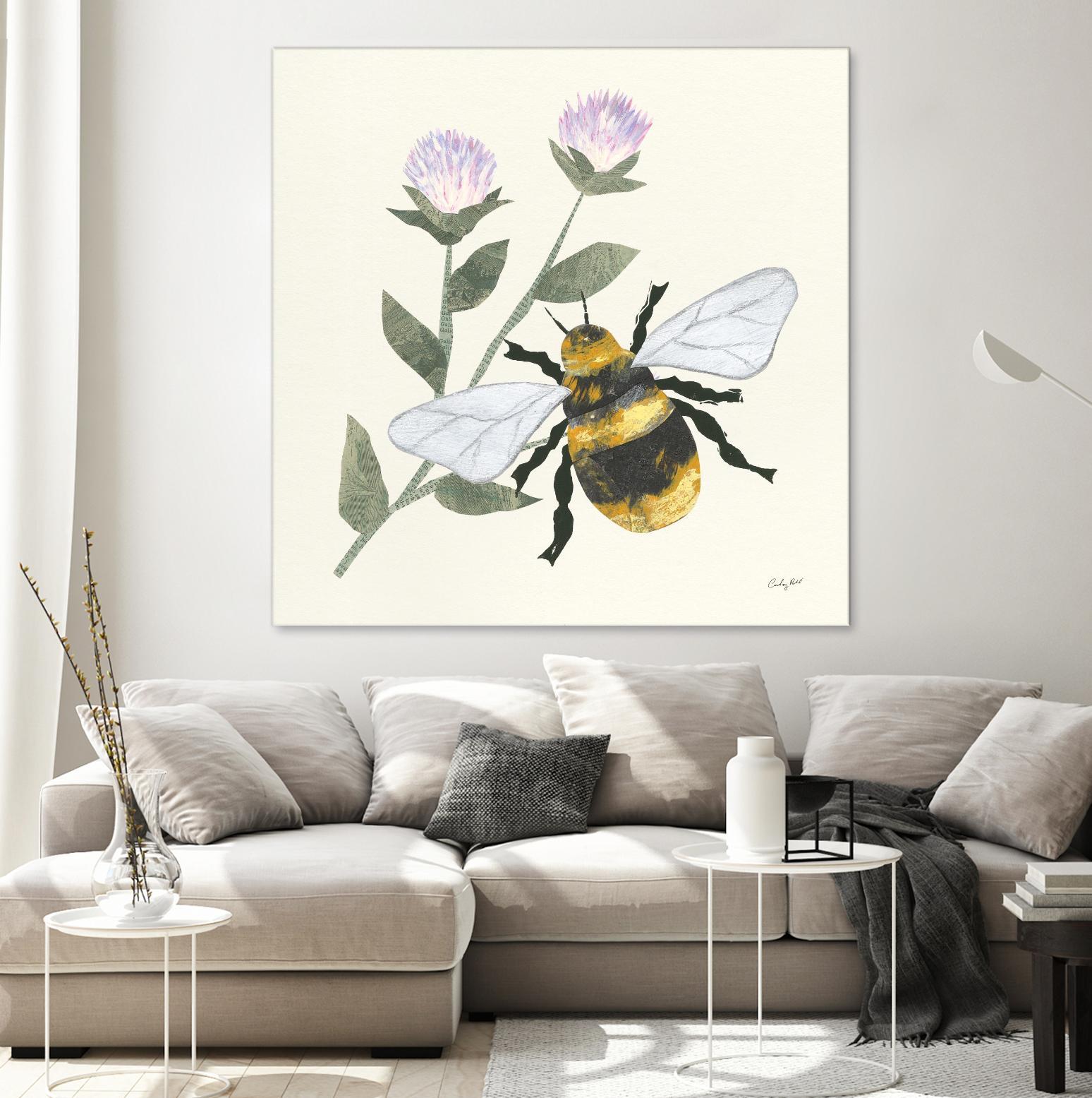 In the Garden Bee by Courtney Prahl on GIANT ART - animals bee