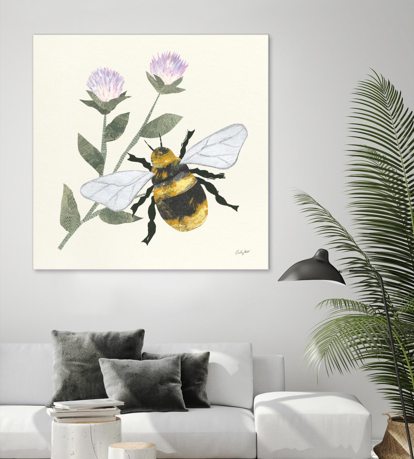 In the Garden Bee by Courtney Prahl on GIANT ART - animals bee