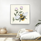 In the Garden Bee by Courtney Prahl on GIANT ART - animals bee
