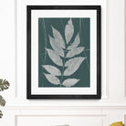 Enchanted Fall Cyanotype IX by Nancy Green on GIANT ART - green botanical photograph