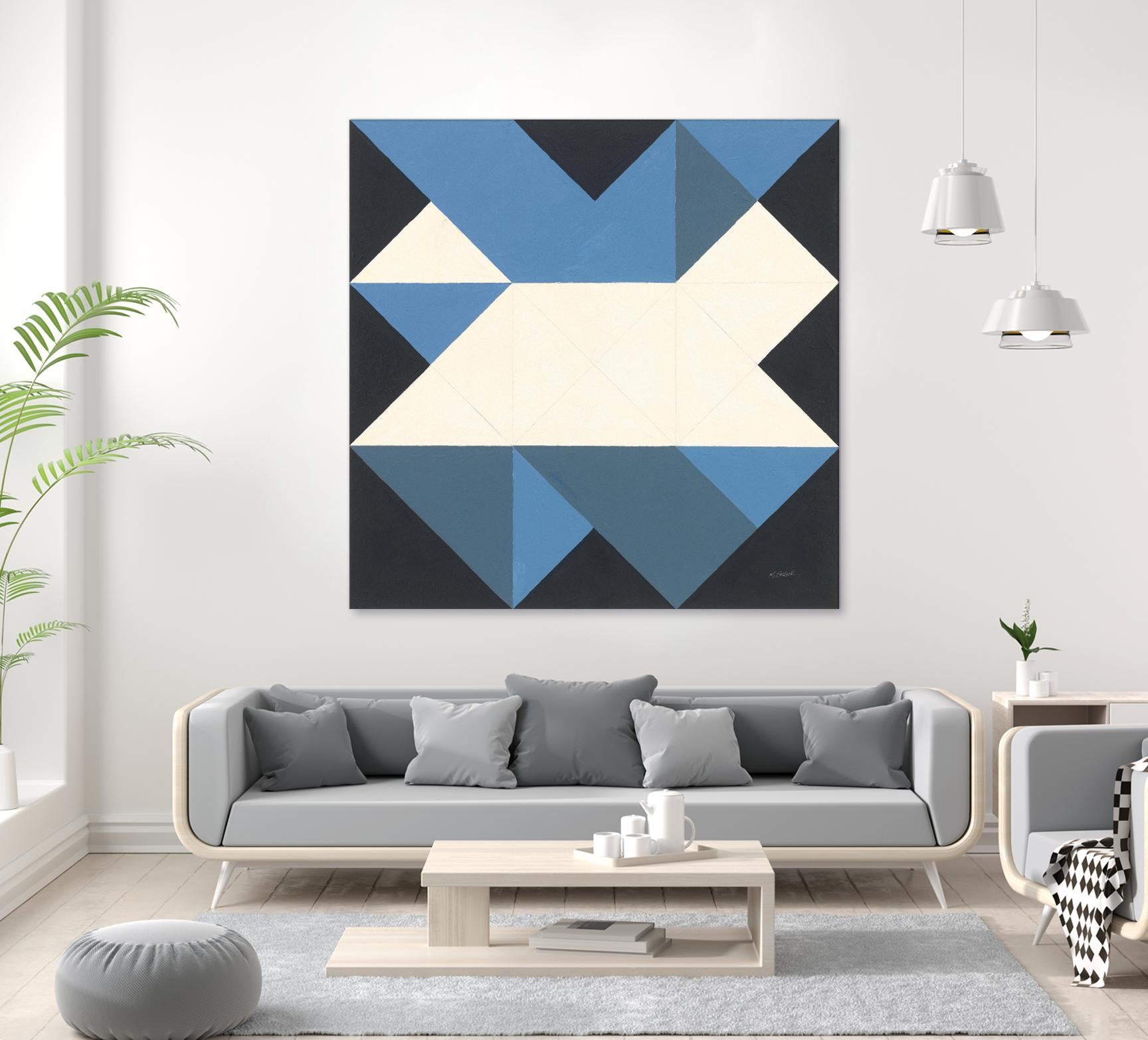 Triangles III by Mike Schick on GIANT ART - abstract abstract