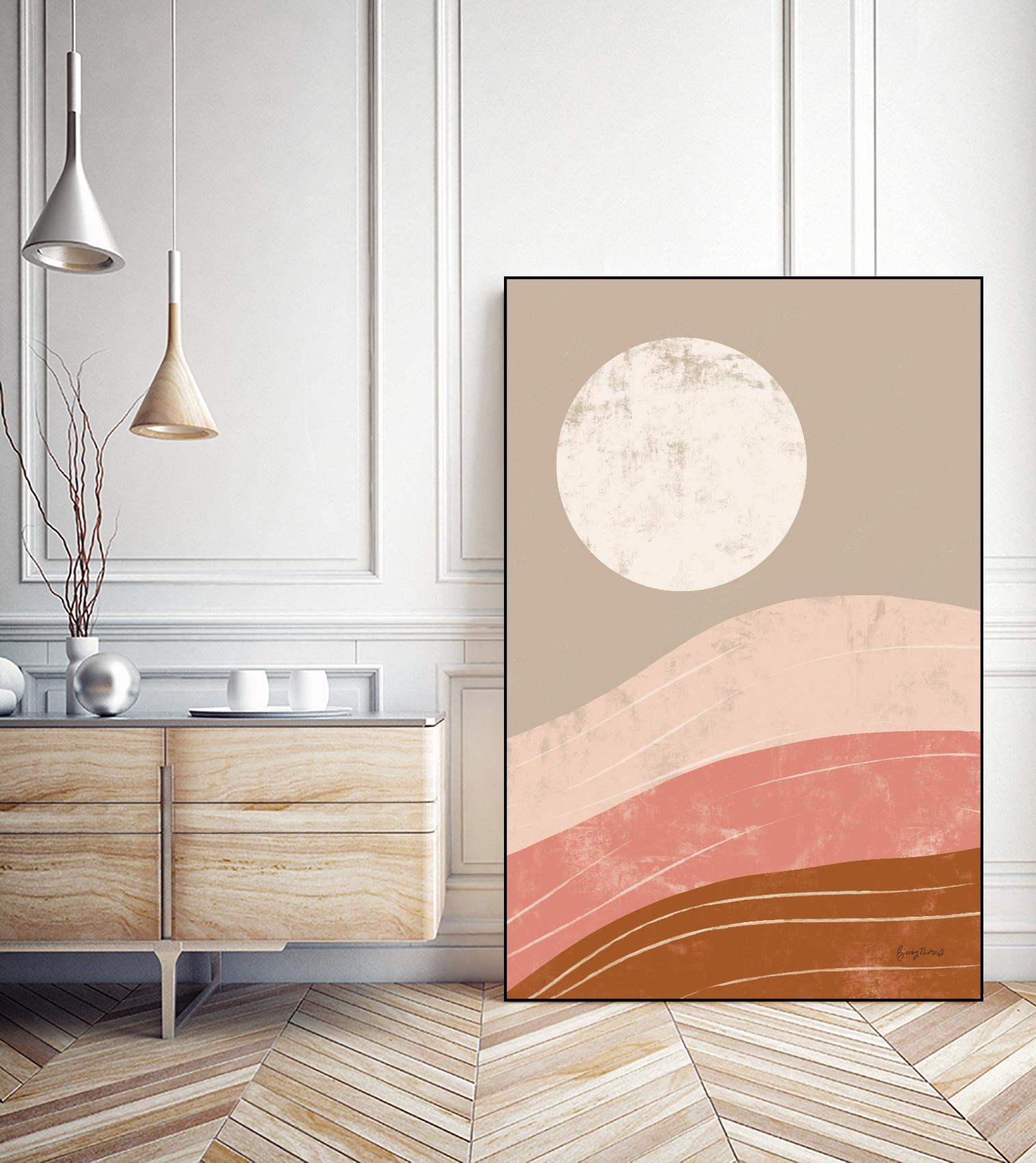 Desert Sunrise I by Becky Thorns on GIANT ART - abstract abstract