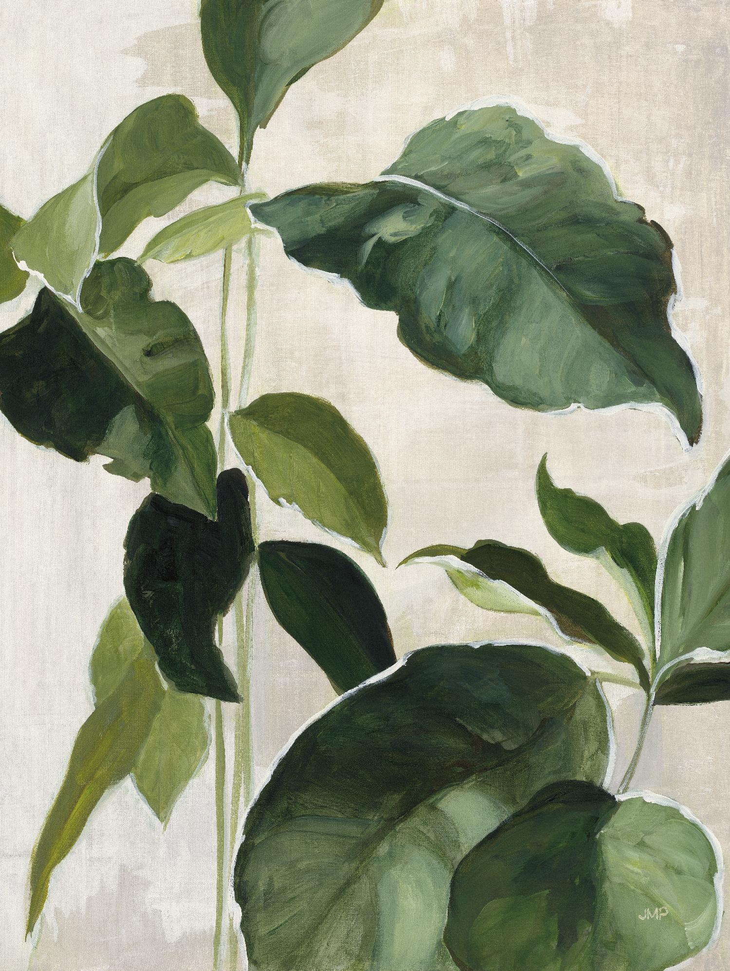 Tropical Study II by Julia Purinton on GIANT ART - beige tropical tropical leaf study