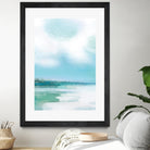 Morning Swim by Mercedes Lopez Charo on GIANT ART - green costal waves