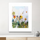 Spontaneous Summer I by Pamela Munger on GIANT ART - orange flowers floral