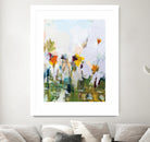 Spontaneous Summer I by Pamela Munger on GIANT ART - orange flowers floral