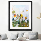 Spontaneous Summer I by Pamela Munger on GIANT ART - orange flowers floral