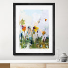 Spontaneous Summer I by Pamela Munger on GIANT ART - orange flowers floral