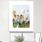 Spontaneous Summer I by Pamela Munger on GIANT ART - orange flowers floral