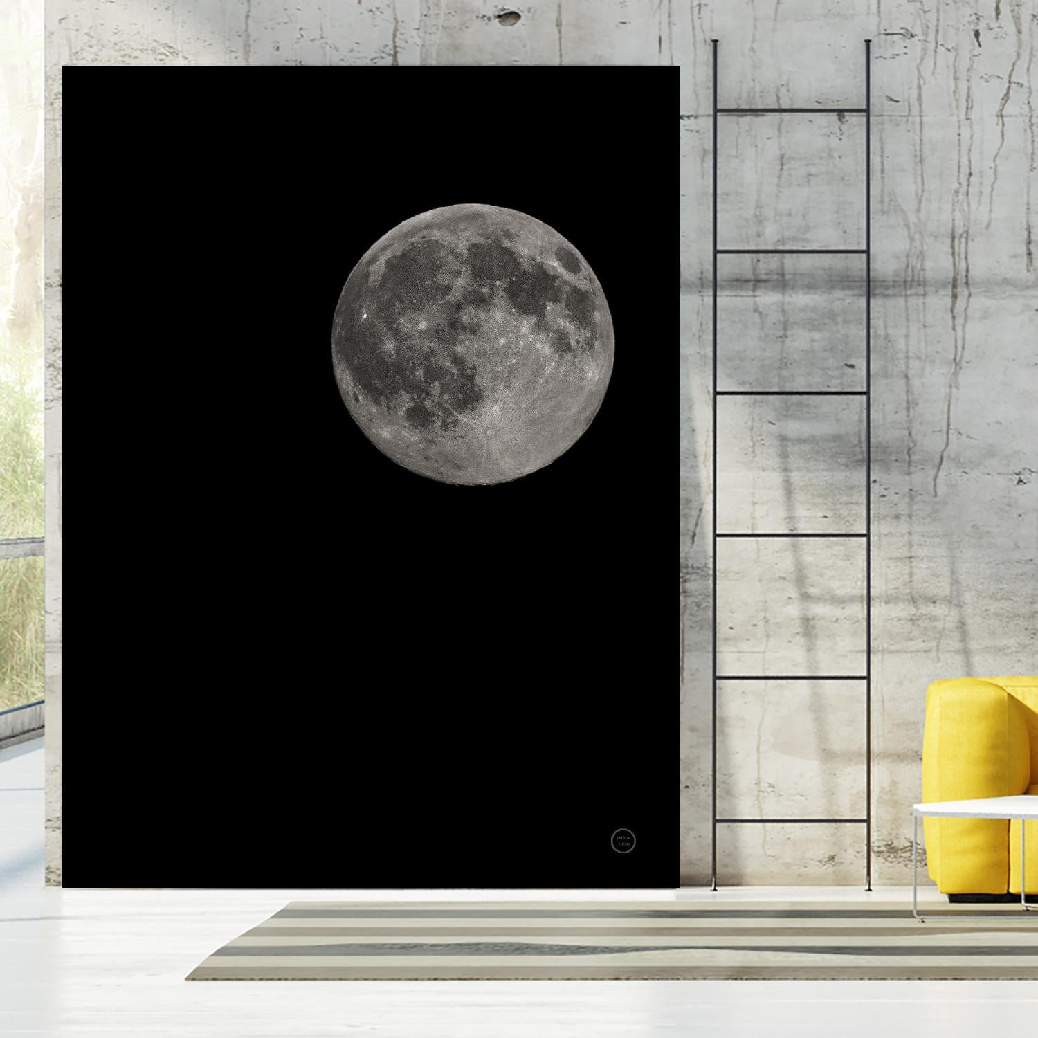 Moon Detail I by Nathan Larson on GIANT ART - astronomy & celestial astronomy