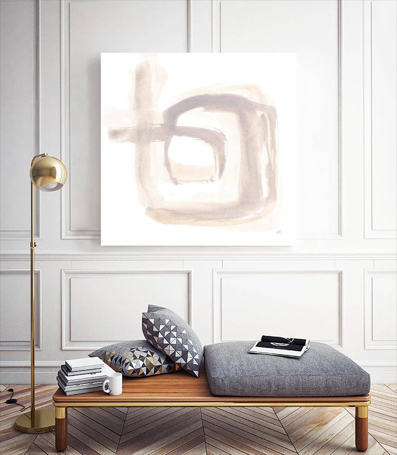 Almost There I by Chris Paschke on GIANT ART - abstract gray