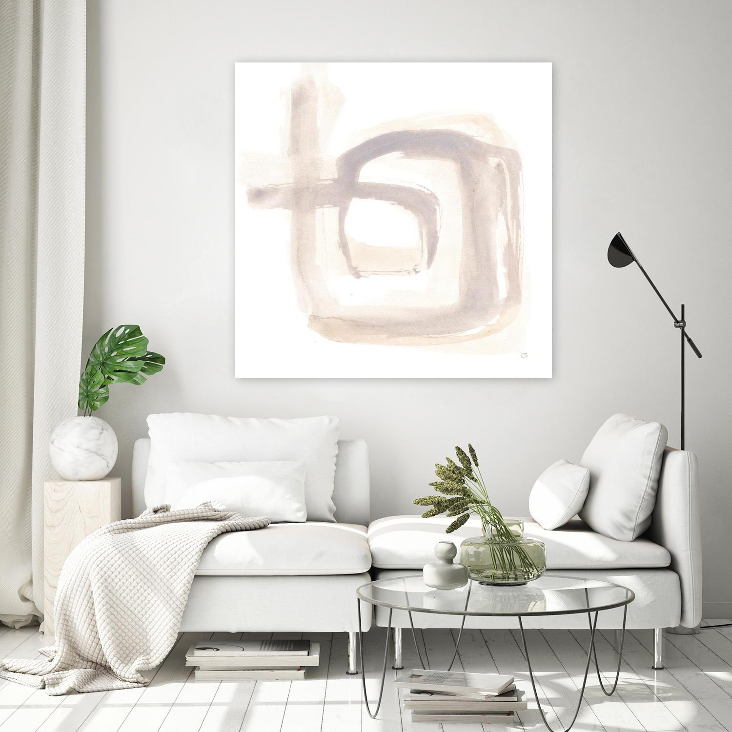 Almost There I by Chris Paschke on GIANT ART - abstract gray
