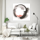Hake Clay IV by Chris Paschke on GIANT ART - pink shapes hake brush