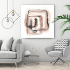 Lost in Squares III by Chris Paschke on GIANT ART - white linear gray