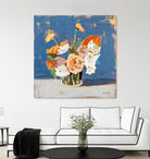 Peach and White Bouquet by Pamela Munger on GIANT ART - abstract abstract