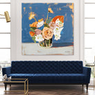 Peach and White Bouquet by Pamela Munger on GIANT ART - abstract abstract