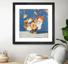 Peach and White Bouquet by Pamela Munger on GIANT ART - abstract abstract