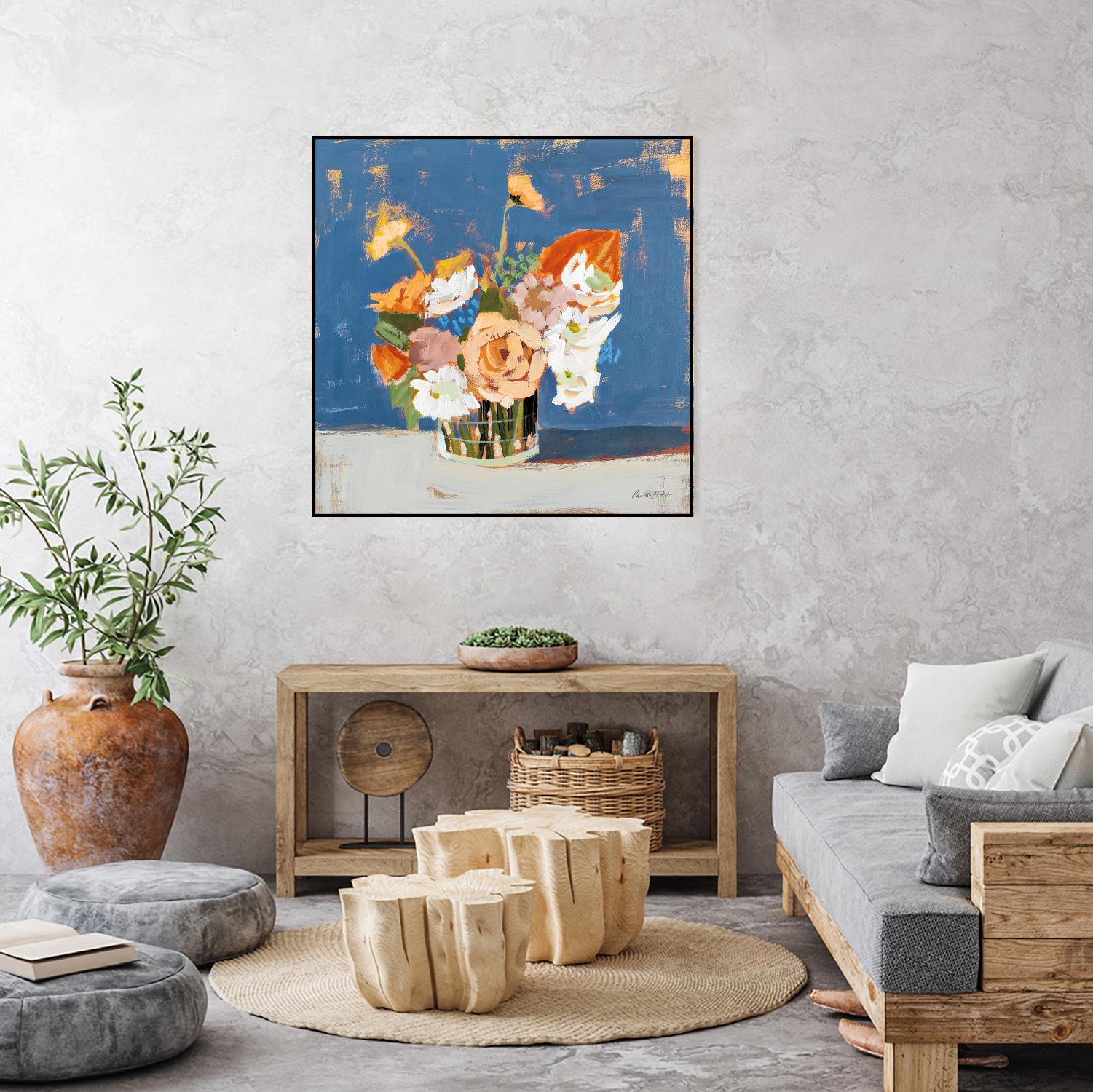 Peach and White Bouquet by Pamela Munger on GIANT ART - abstract abstract