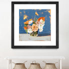 Peach and White Bouquet by Pamela Munger on GIANT ART - abstract abstract
