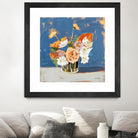 Peach and White Bouquet by Pamela Munger on GIANT ART - abstract abstract