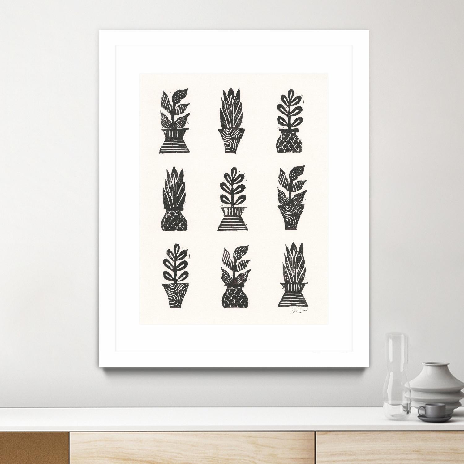 Planted by Courtney Prahl on GIANT ART - white botanical stems