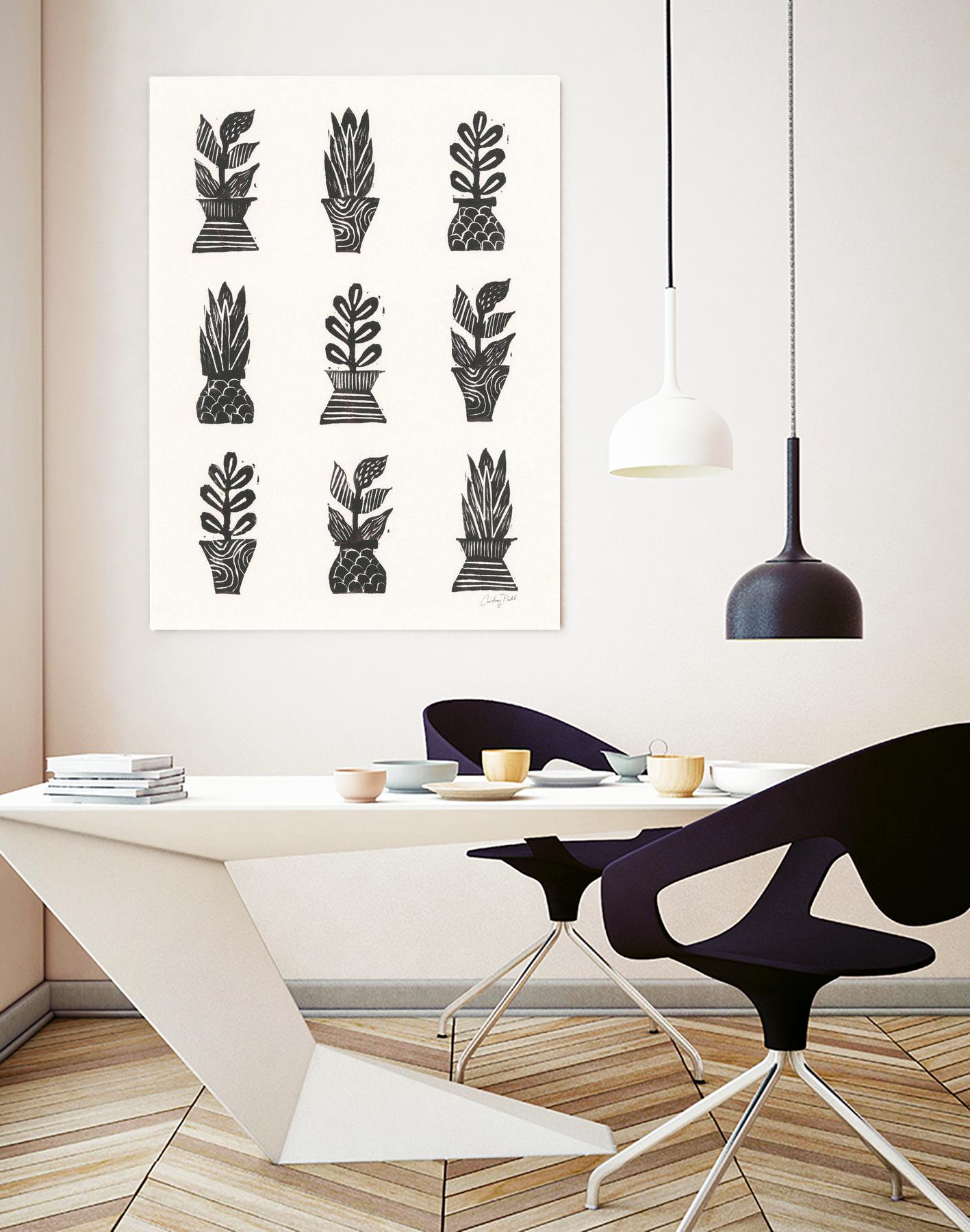 Planted by Courtney Prahl on GIANT ART - white botanical stems