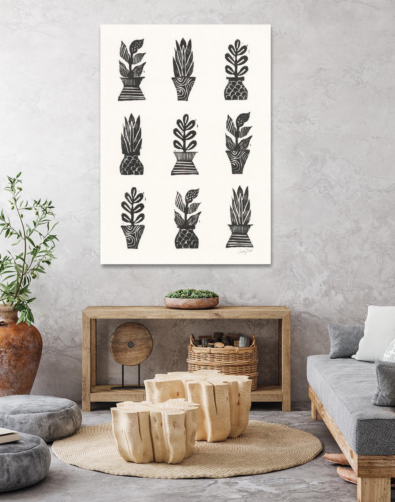Planted by Courtney Prahl on GIANT ART - white botanical stems