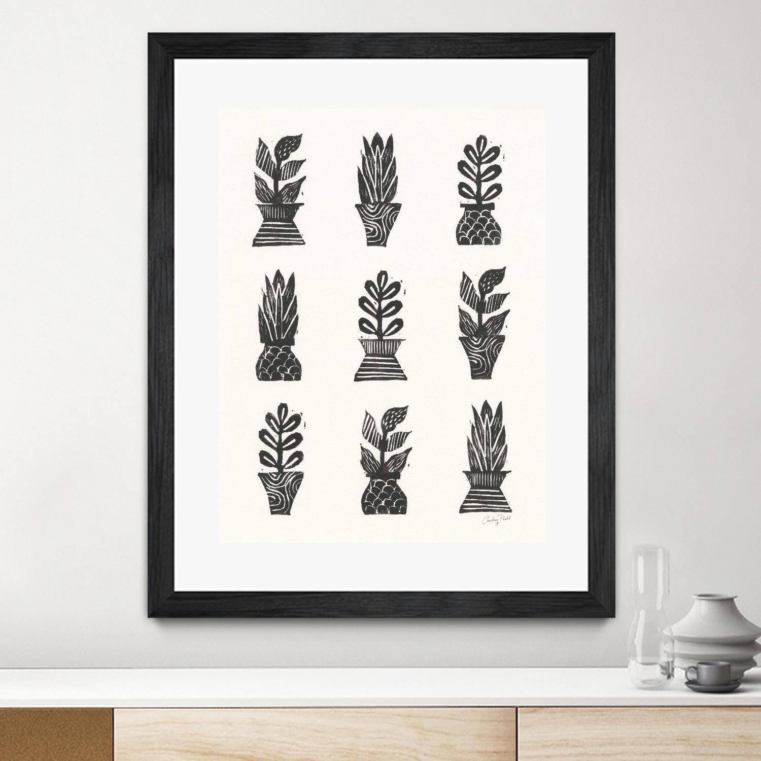 Planted by Courtney Prahl on GIANT ART - white botanical stems