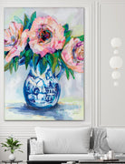 Sophisticated by Jeanette Vertentes on GIANT ART - florals aqua