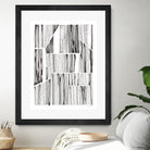 Lined Up III by Courtney Prahl on GIANT ART - white linear dots