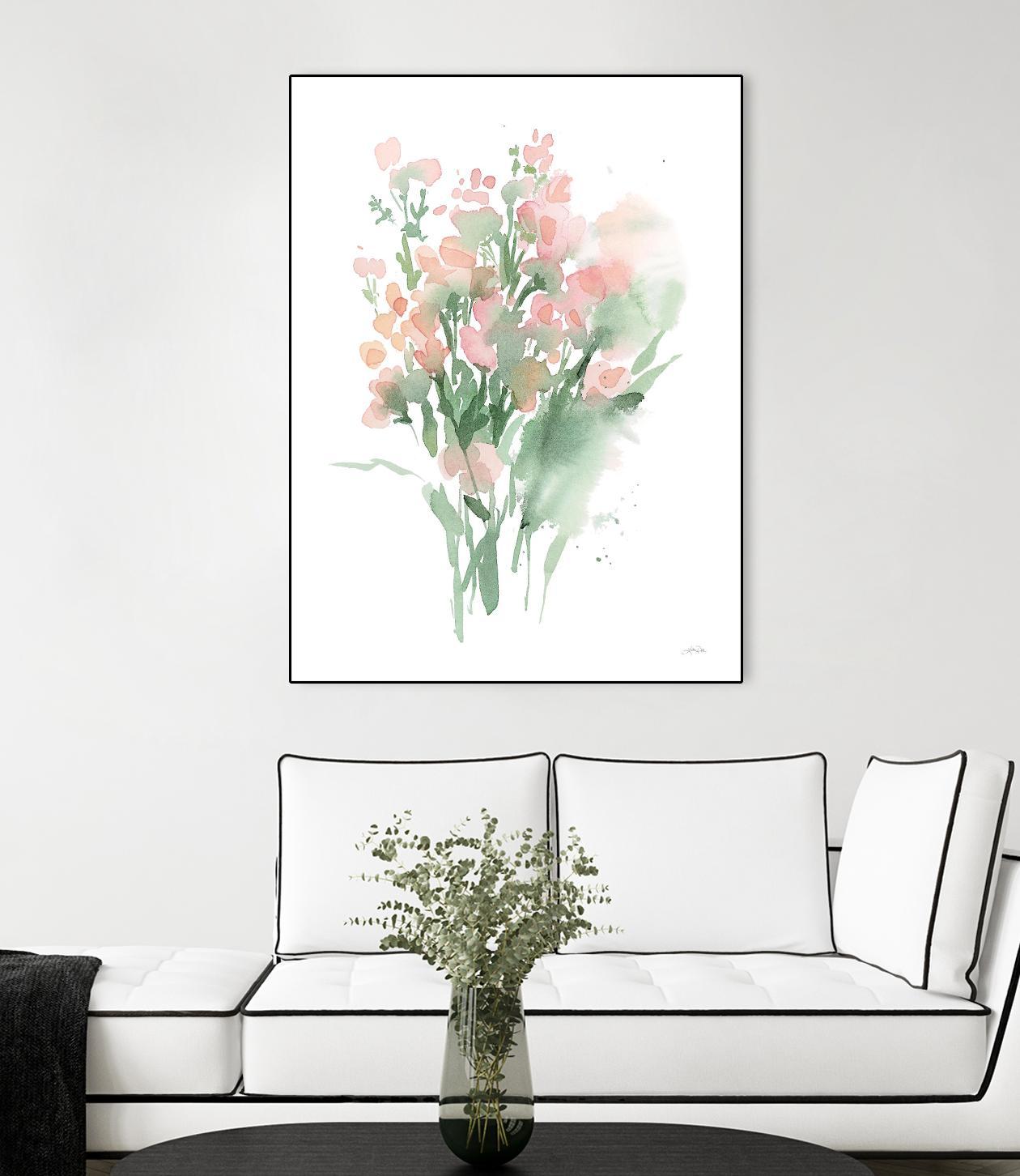 Vibrant Blooms II by Katrina Pete on GIANT ART - abstract abstract