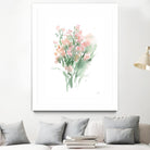 Vibrant Blooms II by Katrina Pete on GIANT ART - pink flowers floral