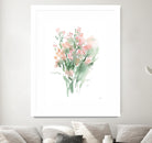 Vibrant Blooms II by Katrina Pete on GIANT ART - pink flowers floral