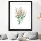 Vibrant Blooms II by Katrina Pete on GIANT ART - pink flowers floral