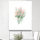 Vibrant Blooms II by Katrina Pete on GIANT ART - pink flowers floral