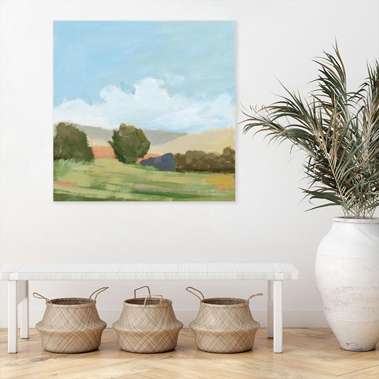 Early Spring by Pamela Munger on GIANT ART - green plants & trees mountains