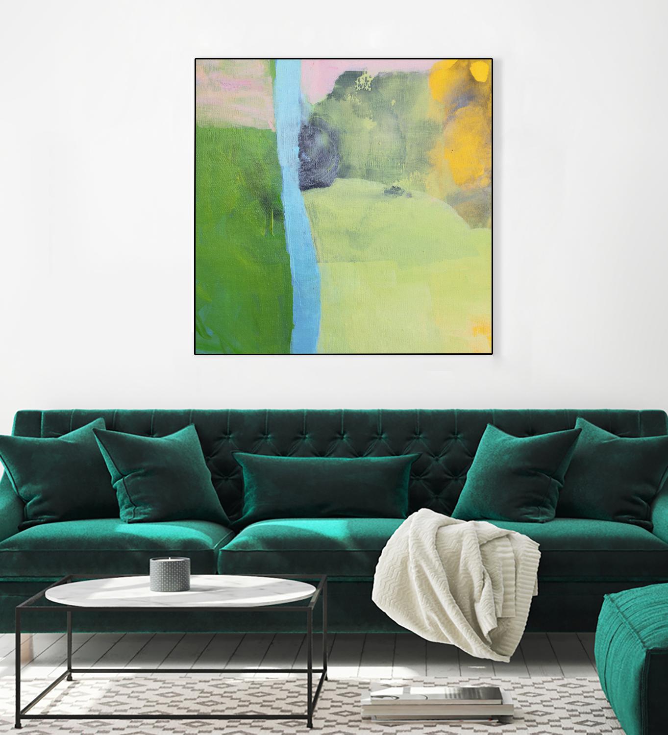 Moon Haze by Lina Alattar on GIANT ART - multicolor abstracts; contemporary