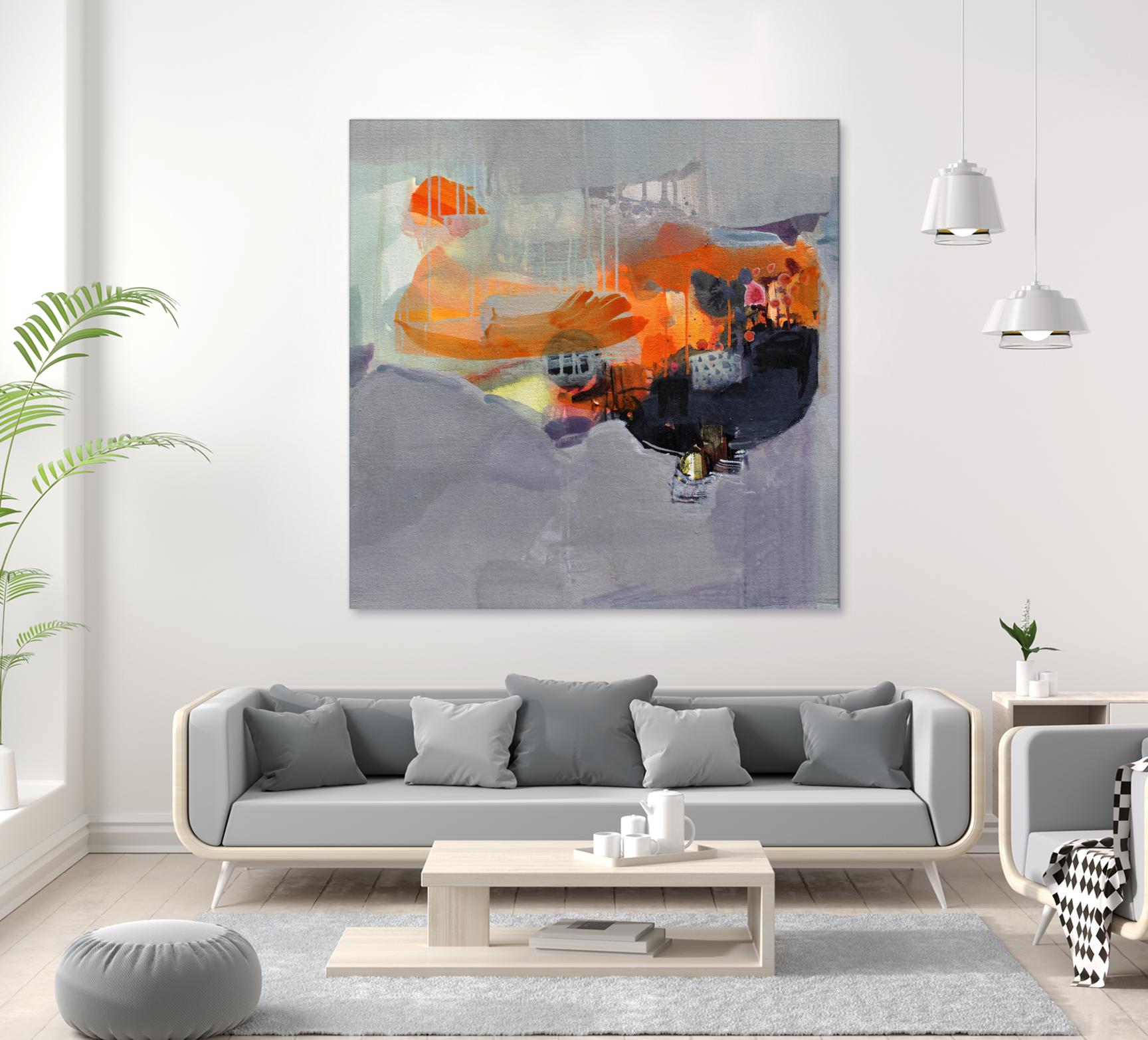 Carried Away by Lina Alattar on GIANT ART - multicolor abstracts; contemporary