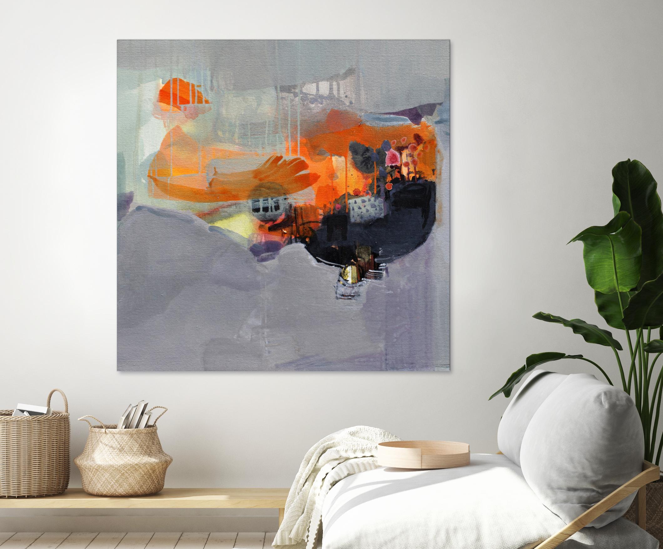 Carried Away by Lina Alattar on GIANT ART - multicolor abstracts; contemporary