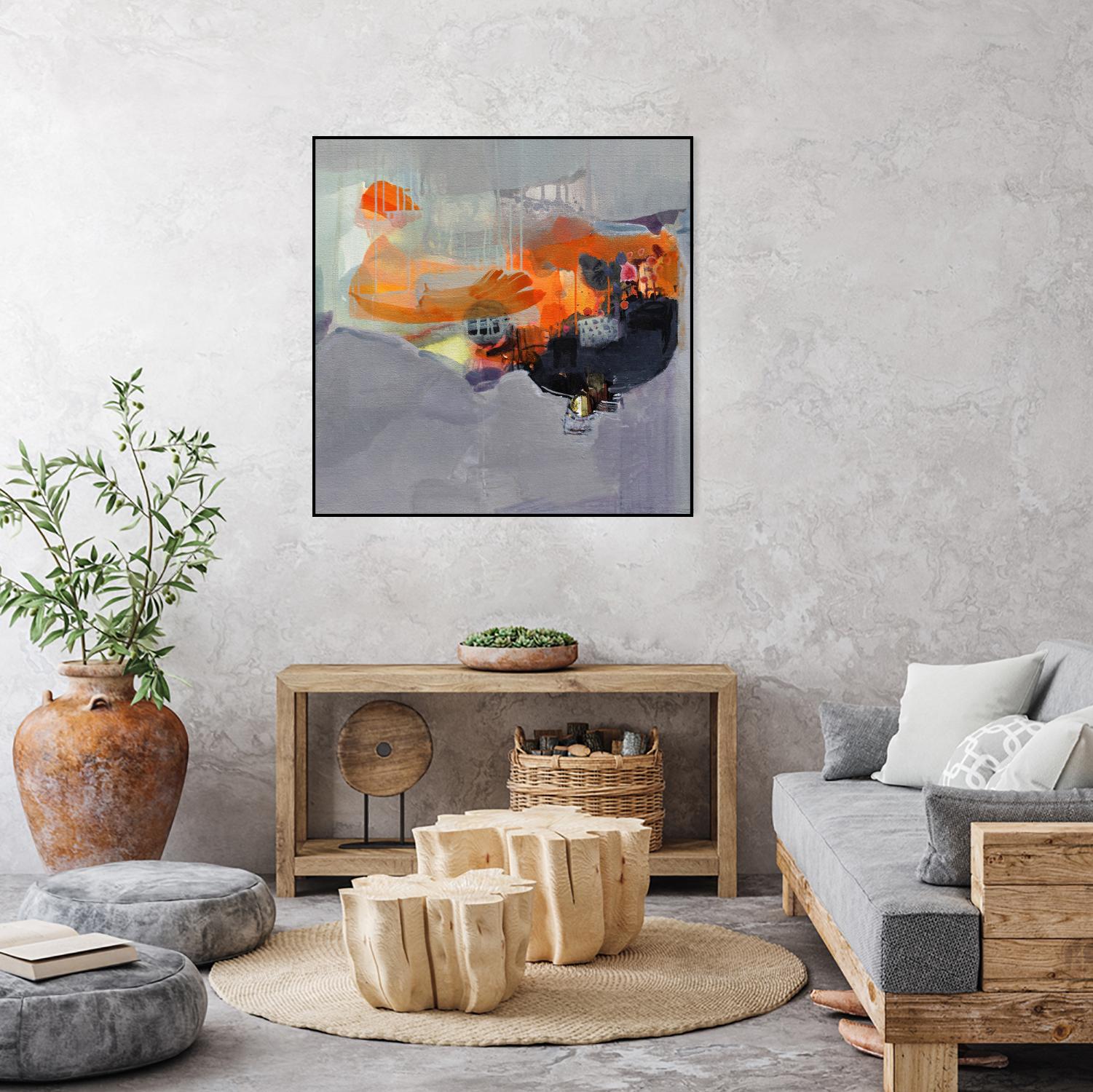 Carried Away by Lina Alattar on GIANT ART - multicolor abstracts; contemporary
