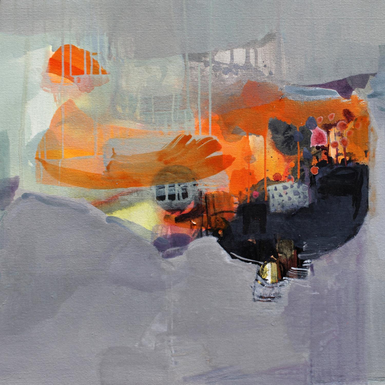 Carried Away by Lina Alattar on GIANT ART - multicolor abstracts; contemporary