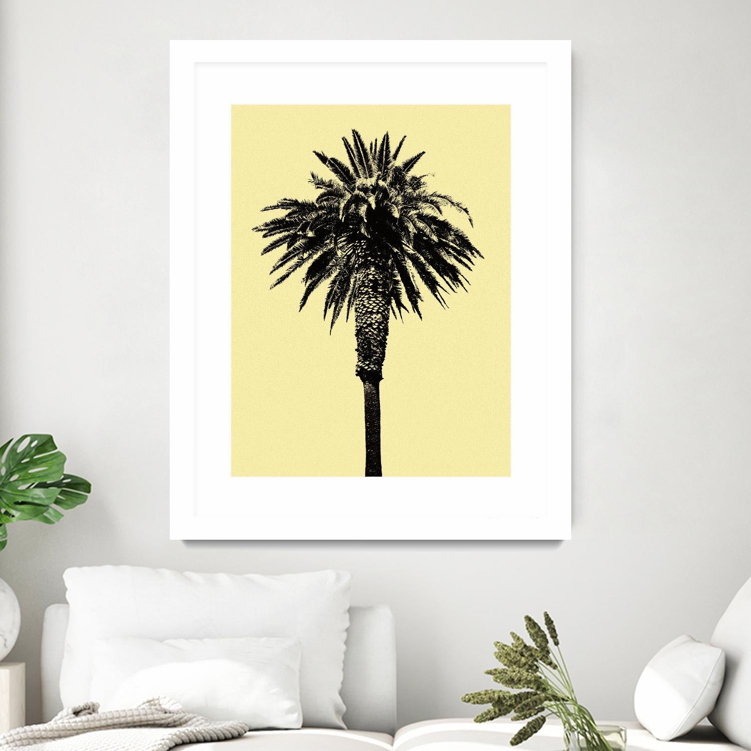 Palm Tree 1996 (Yellow) by Erik Asla on GIANT ART - multicolor photography; contemporary
